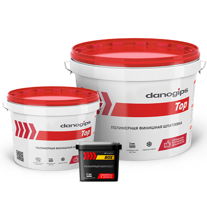 Готовые финишные шпатлевки