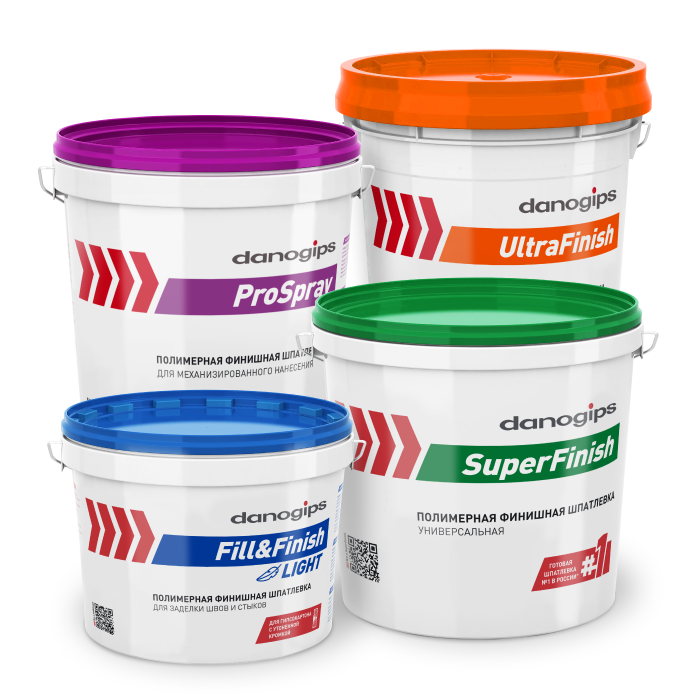 Профессиональная серия готовых шпатлевок